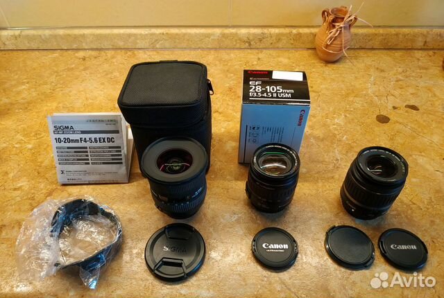 Фотообъективы Canon, Sigma EF/EF-S, светофильтры