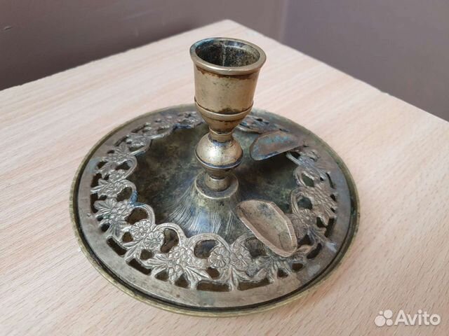Подсвечник бронза ри