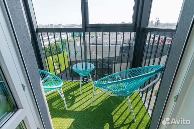 

1-к. квартира в апарт-отеле, 37 м², 1 кровать