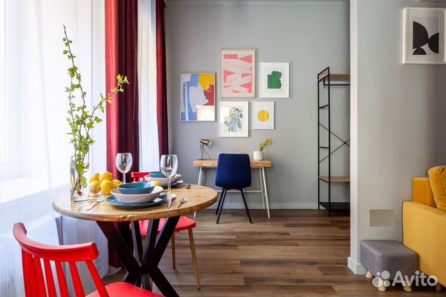 

1-к. квартира, 40 м², 2 кровати