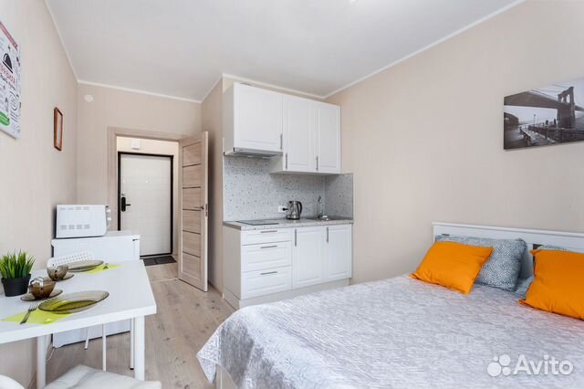 

Квартира-студия, 27 м², 1 кровать