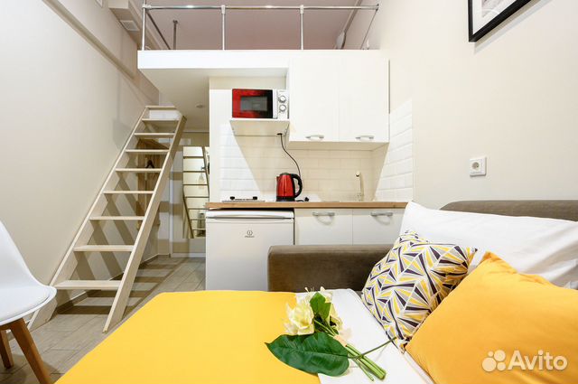 

Квартира-студия, 17 м², 2 кровати