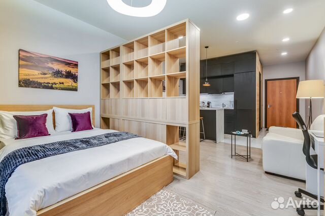 

Квартира-студия, 33 м², 2 кровати