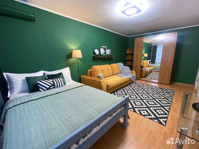 

1-к. квартира, 34 м², 2 кровати