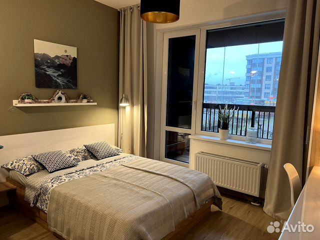 

1-к. квартира, 32 м², 2 кровати