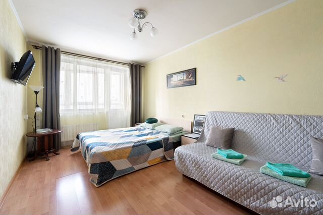

1-к. квартира, 39 м², 2 кровати