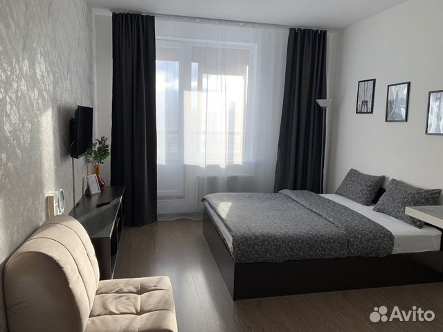 

Квартира-студия, 28 м², 2 кровати