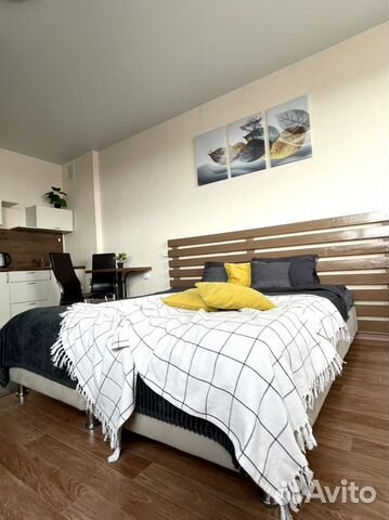 

Квартира-студия, 35 м², 2 кровати