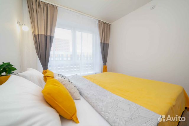 

1-к. квартира, 45 м², 2 кровати
