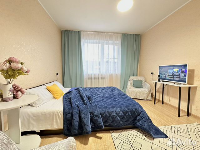 

1-к. квартира, 39,1 м², 2 кровати