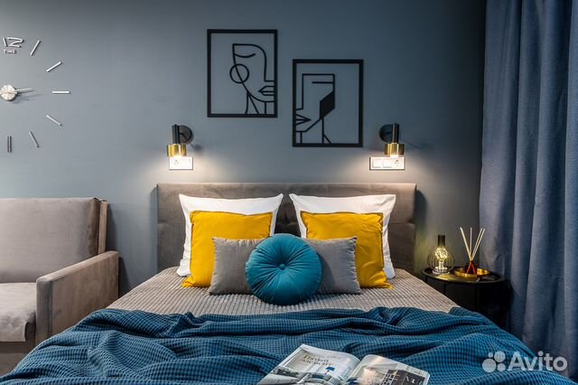 

Квартира-студия, 25 м², 2 кровати