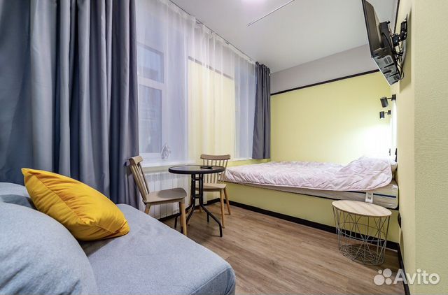 

Квартира-студия, 19 м², 2 кровати