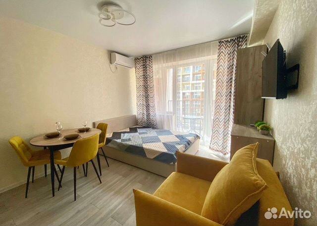 

Квартира-студия, 24 м², 2 кровати