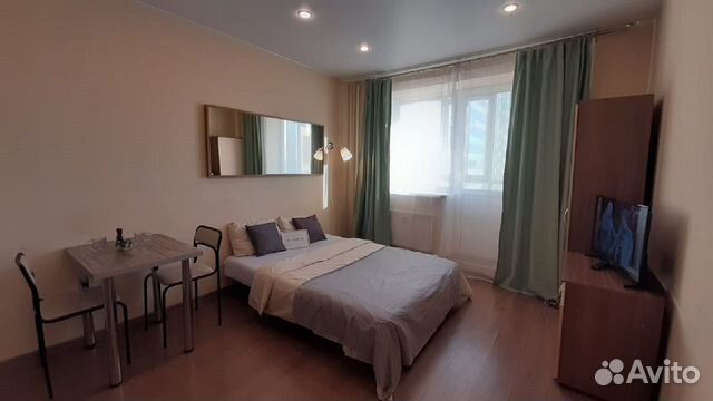 

Квартира-студия, 30 м², 2 кровати