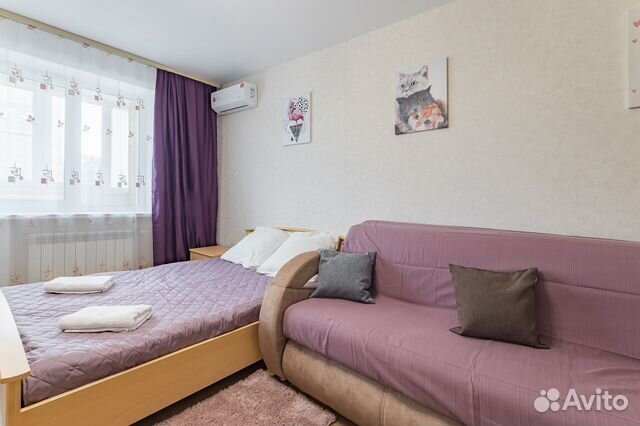 

1-к. квартира, 37 м², 2 кровати