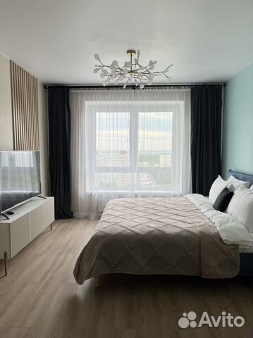 

1-к. квартира, 37 м², 2 кровати