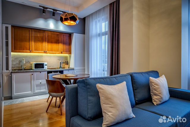 

1-к. квартира, 52 м², 2 кровати