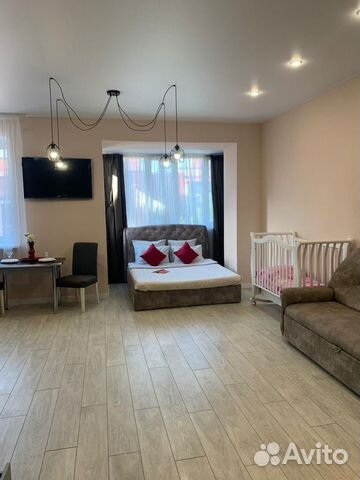 

Квартира-студия, 40 м², 2 кровати