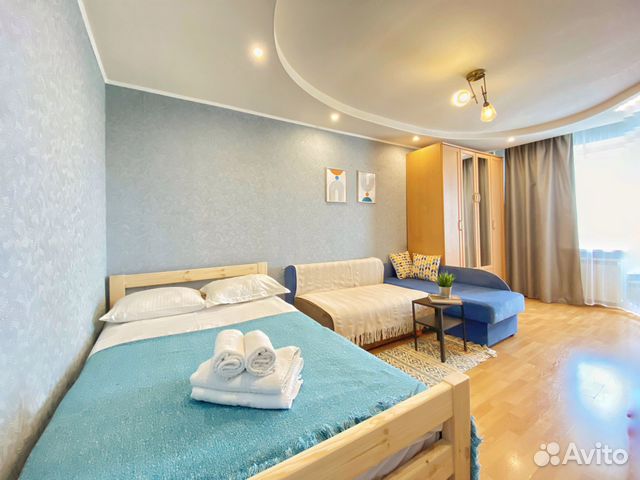 

1-к. квартира, 34 м², 2 кровати