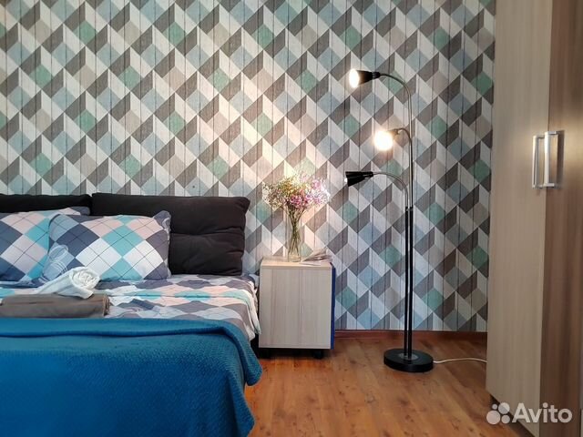 

1-к. квартира, 46 м², 3 кровати