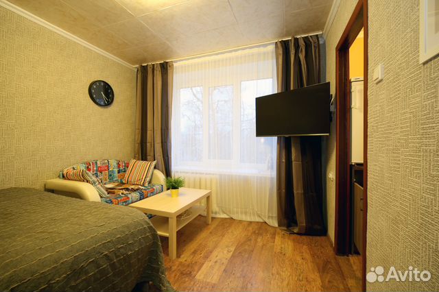 

1-к. квартира, 25 м², 2 кровати
