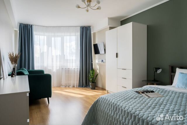 

1-к. квартира, 45,3 м², 3 кровати