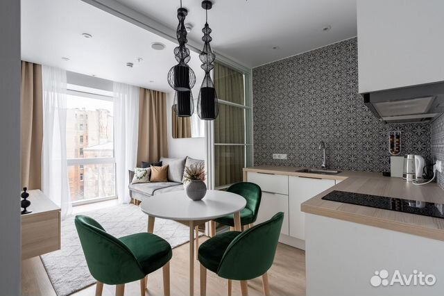 

1-к. квартира, 40 м², 2 кровати
