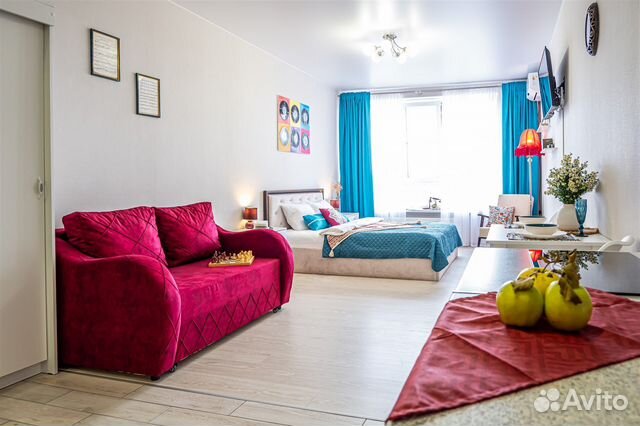 

Квартира-студия, 30,9 м², 2 кровати