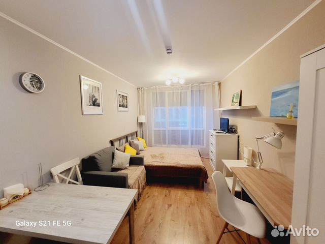 

Квартира-студия, 23 м², 1 кровать