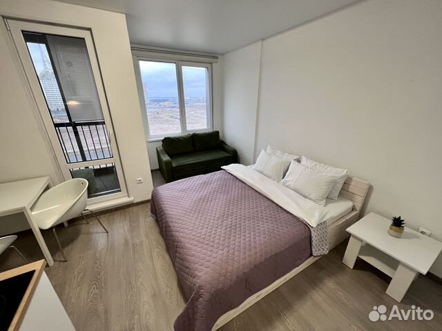 

Квартира-студия, 27 м², 2 кровати