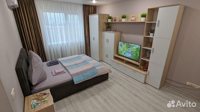 

1-к. квартира, 41 м², 2 кровати
