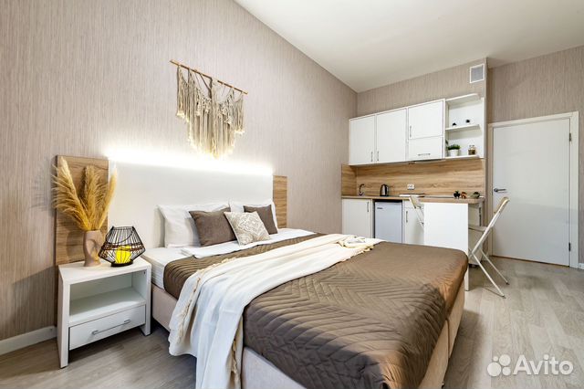 

Квартира-студия в апарт-отеле, 23 м², 1 кровать