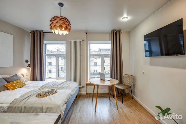

Квартира-студия, 22 м², 2 кровати