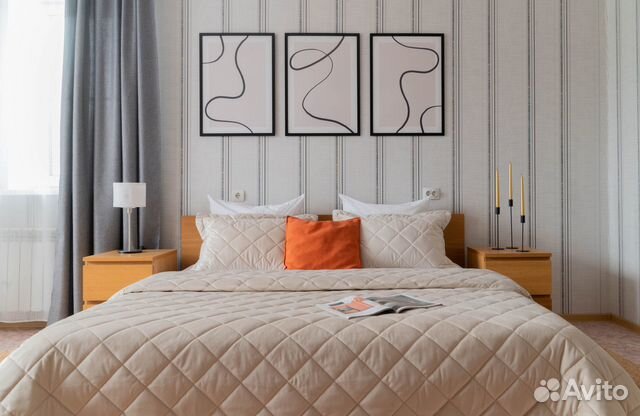 

1-к. квартира, 42 м², 2 кровати