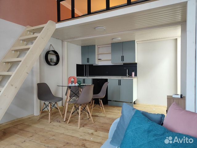 

Квартира-студия, 28 м², 2 кровати