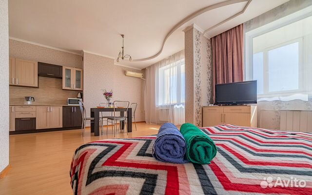 

Квартира-студия, 58 м², 2 кровати