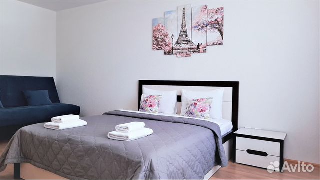 

1-к. квартира, 40 м², 2 кровати