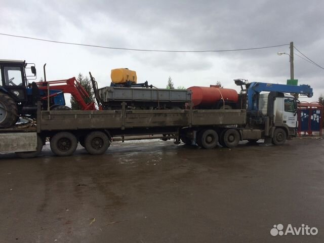 Манипулятор 20 тонн с полуприцепом, длинномер Манипулятор 20 тонн с полуприцепом, длинномер