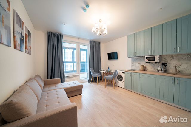 

Квартира-студия, 29 м², 1 кровать