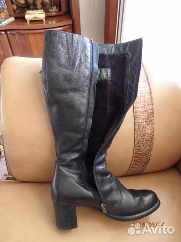 Зимние сапоги натуральная кожа