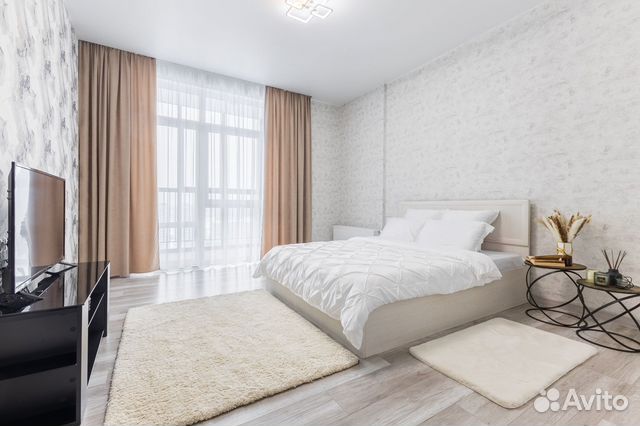 

1-к. квартира, 52 м², 2 кровати