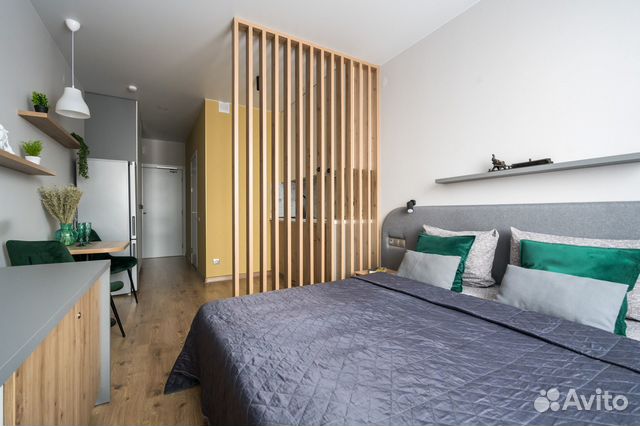 

Квартира-студия, 23 м², 1 кровать