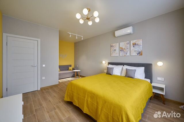 

1-к. квартира, 37 м², 2 кровати
