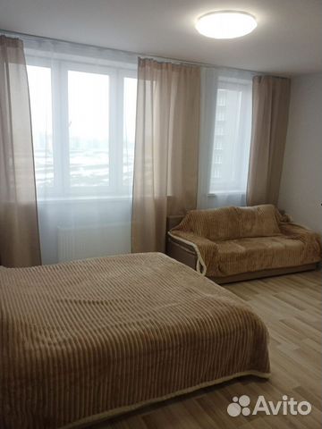 

Квартира-студия, 27 м², 2 кровати