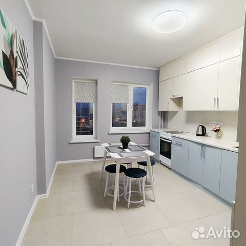 

1-к. квартира, 40 м², 2 кровати