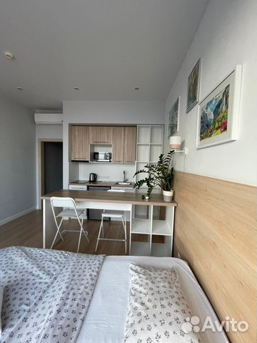 

Квартира-студия, 30 м², 1 кровать