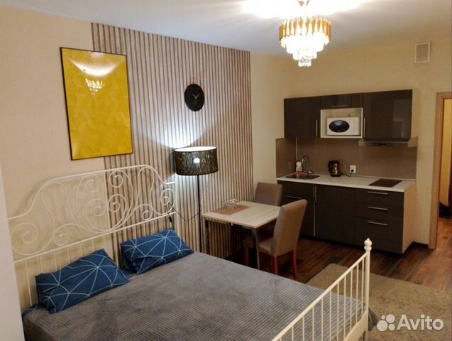 

Квартира-студия, 30 м², 2 кровати