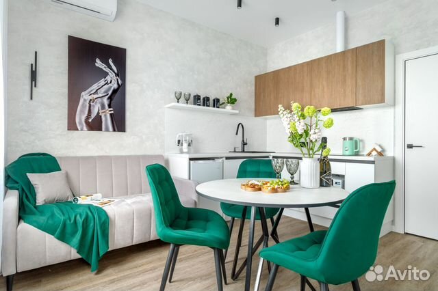 

1-к. квартира, 42 м², 3 кровати