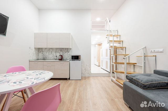

Квартира-студия, 30 м², 2 кровати