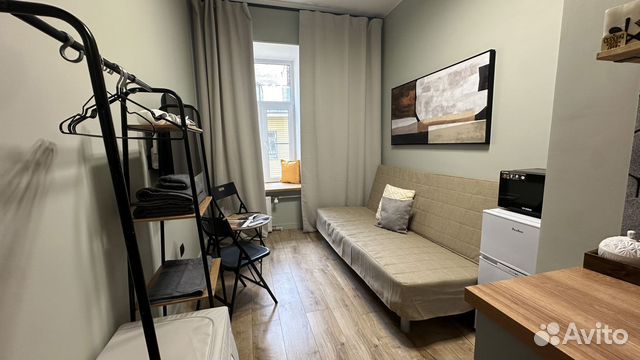 

Квартира-студия, 15 м², 2 кровати